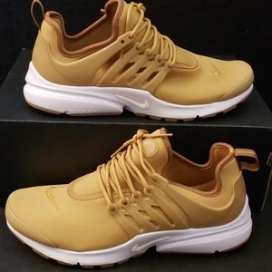 Nike Air Presto Premium Gold Blur White Shoes